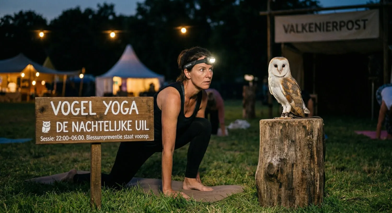 Vogel Yoga deelnemers